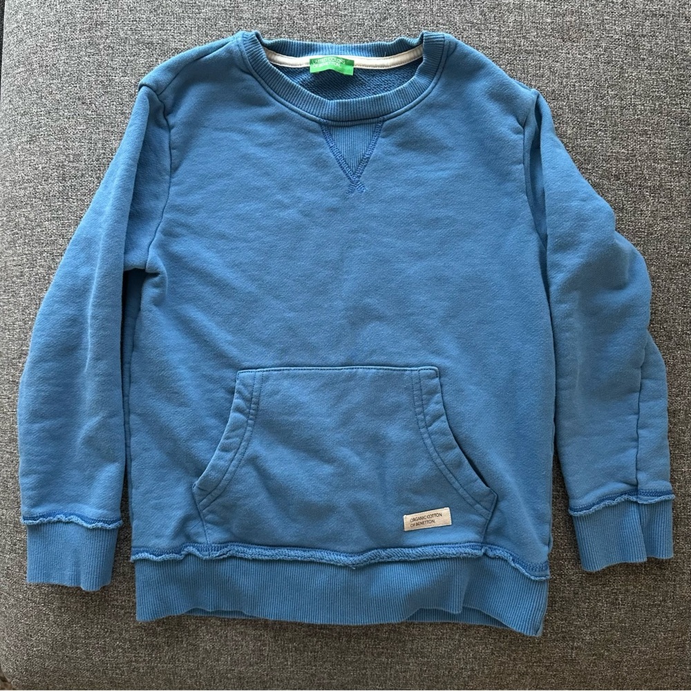 United Colors Of Benetton Blue Sweatshirt